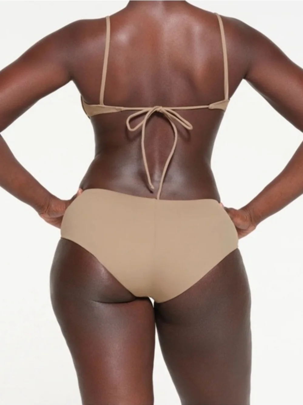 SKIMS Women's Hipster Swim Bottons Desert Tan Size 2X New With Tags